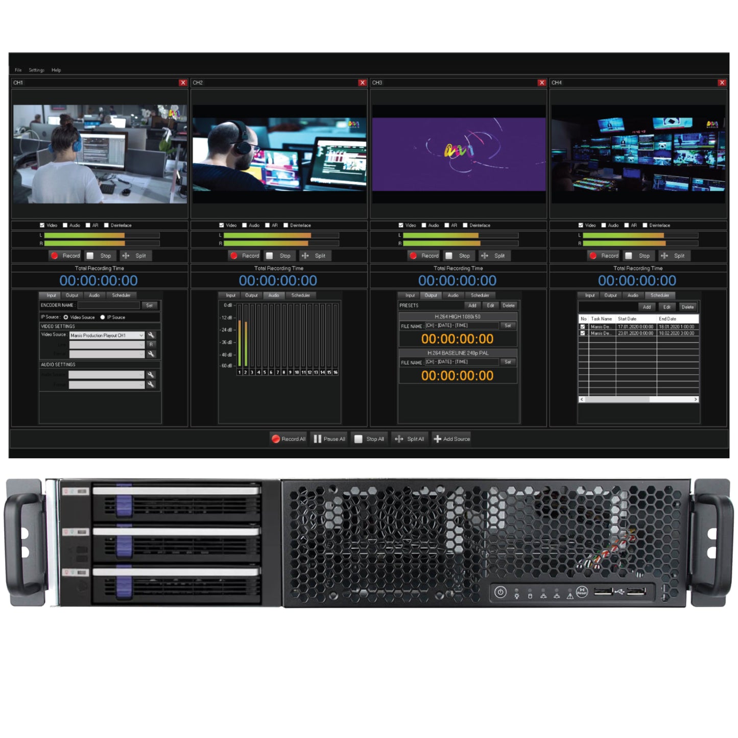 Marsis SDI ve IP Ingest Sunucusu