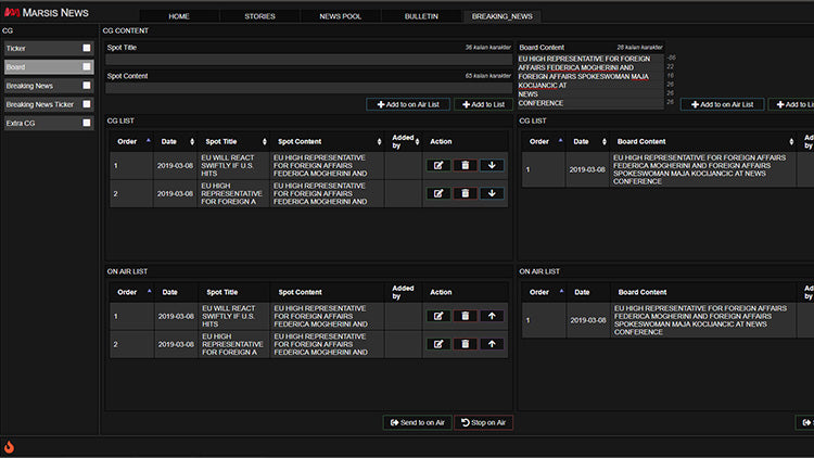 Marsis Newsroom Computer System (NRCS)