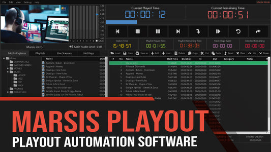 Logiciel d'automatisation de diffusion Marsis, SD, HD, 4K, 8K
