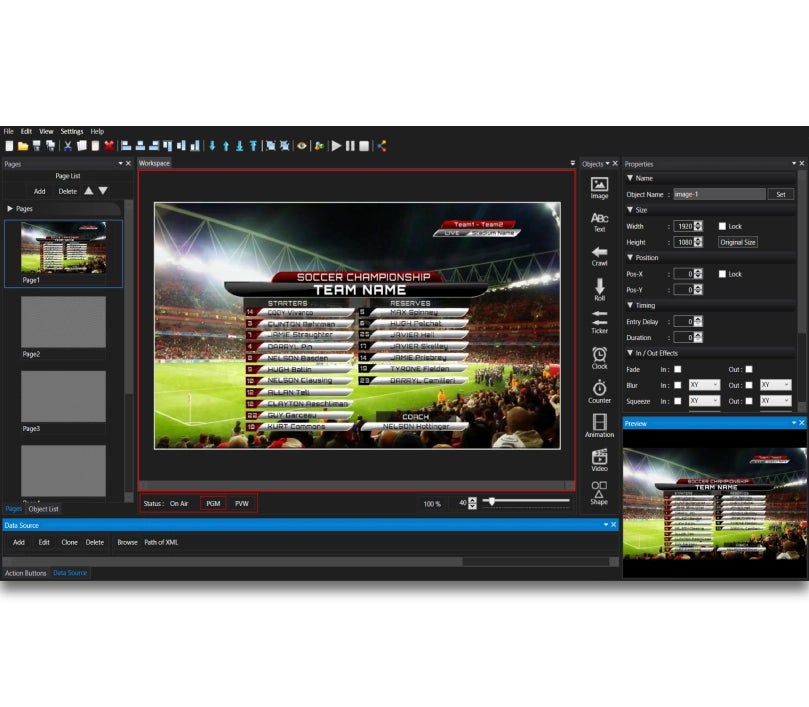 Marsis CG & Channel Branding Server 4K