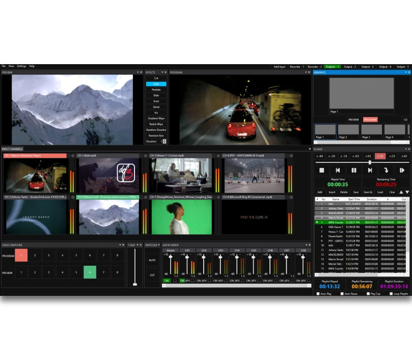 Marsis VideoMixo Live Production Switcher Server HD