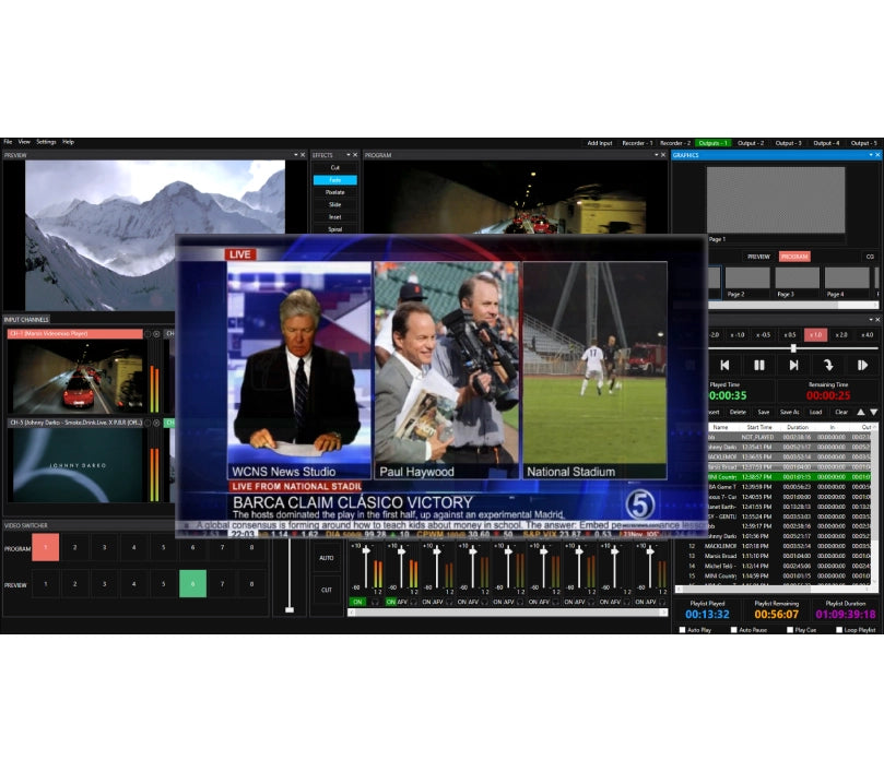Marsis VideoMixo Live Production Switcher Server HD