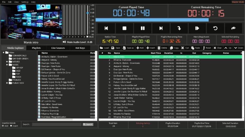 Marsis Playout Automation Software | Marsis Broadcast Technologies